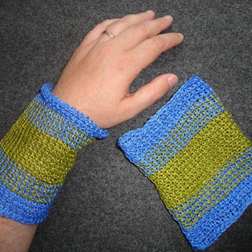 Tunisian crochet in the round