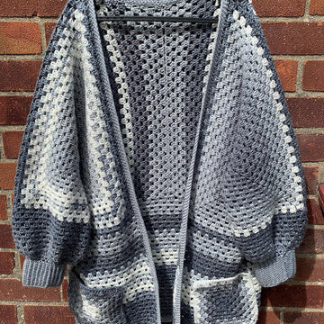 Easy Granny Hexagon Cardigan