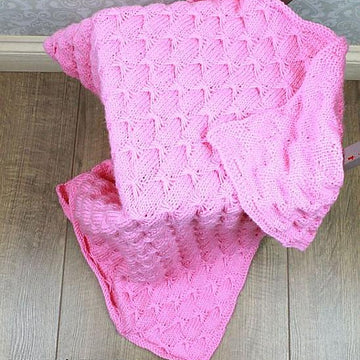 Butterfly Cable Blankets Knitting Pattern #316