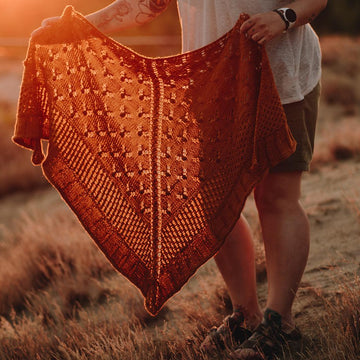 Solstice Rose Shawl