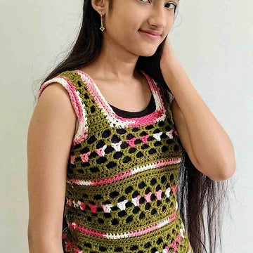 Honeycomb Tank Top Crochet Pattern