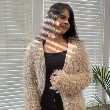 Reversible Loops Crochet Cardigan