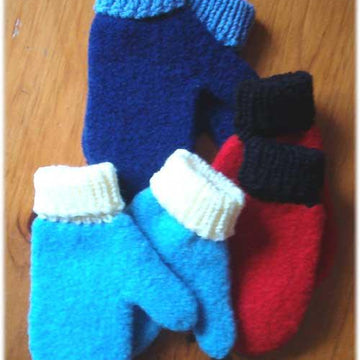 Felted Mitts - 166