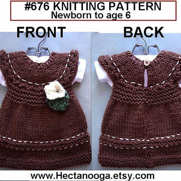 676 KNITTED dress, baby, toddler, child