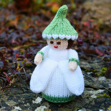 Snowdrop Doll Knitting Pattern - Toy Knitting Pattern