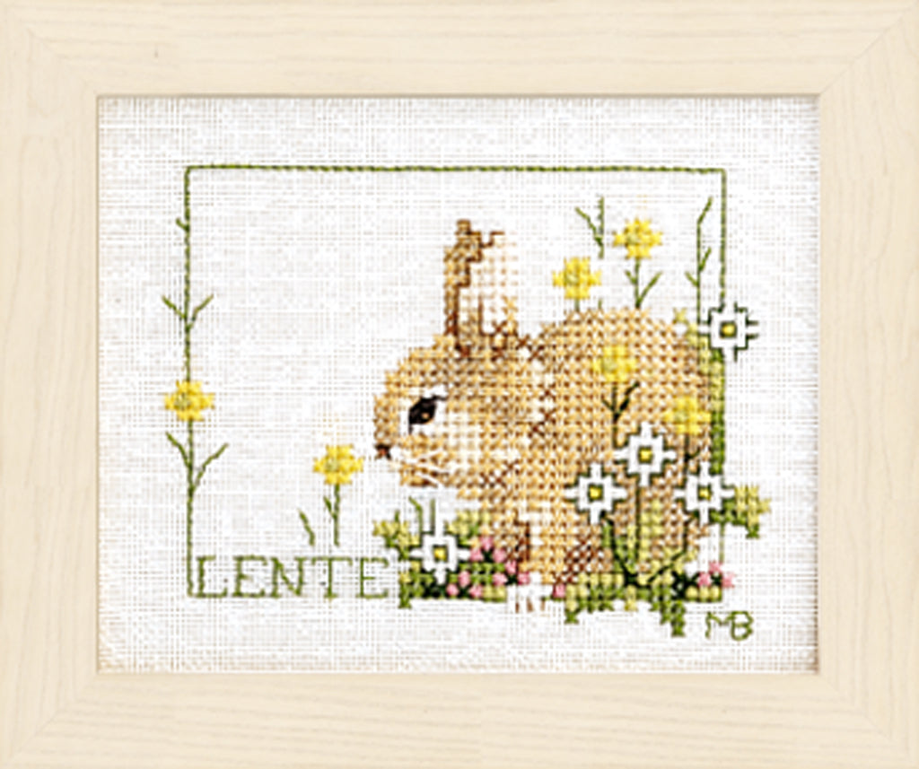 Lanarte Counted Cross Stitch Kit Four Seasons Set Of 4 Cross Stitch Kit