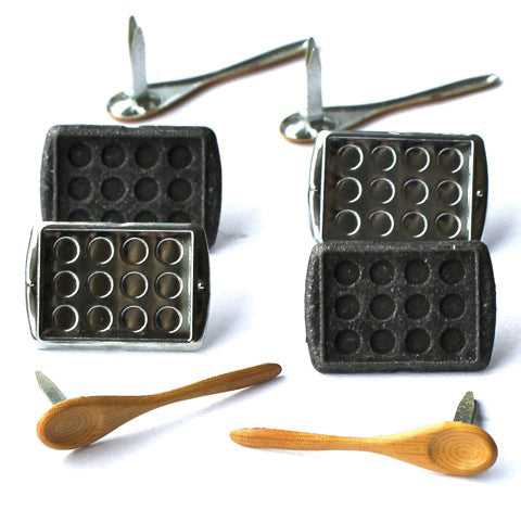 Eyelet Outlet Shape Brads 12/Pkg - Baking