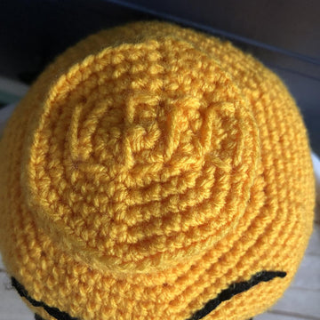 Smile block stone amigurumi