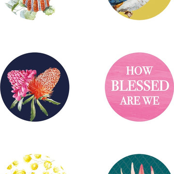 Kaisercraft Native Breeze Adhesive Curios 6/Pkg - 606465
