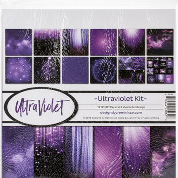 Reminisce Collection Kit 12"X12" - Ultraviolet