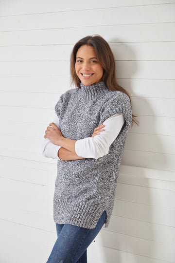 Ladies Waistcoat & Tunic P6135 in King Cole Pricewise DK - Leaflet