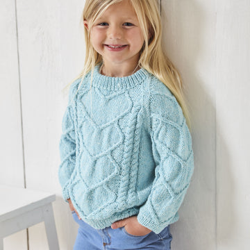 King Cole Pattern in Simply Denim DK - Children P6154 - Leaflet