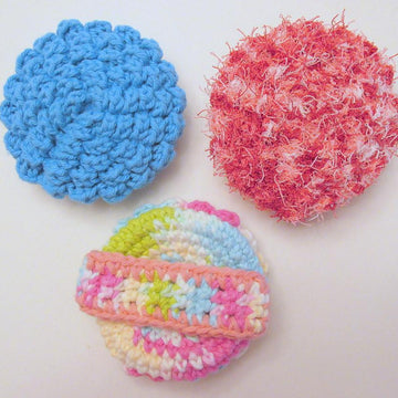Crochet Flower Face or Dish Scrubby