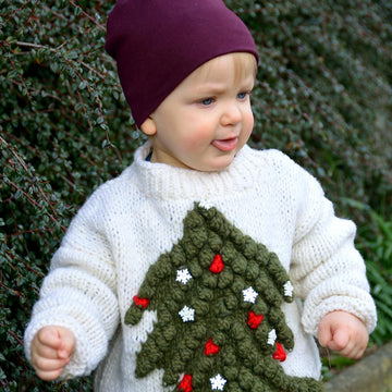 Baby Sweater - Bobble Tree