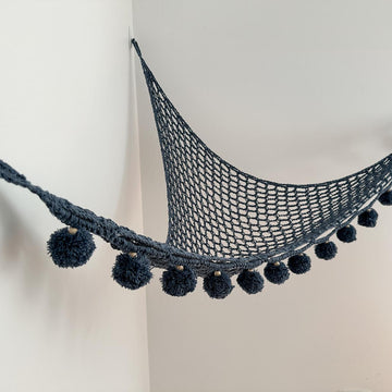 Bohemian Crochet Toy Hammock