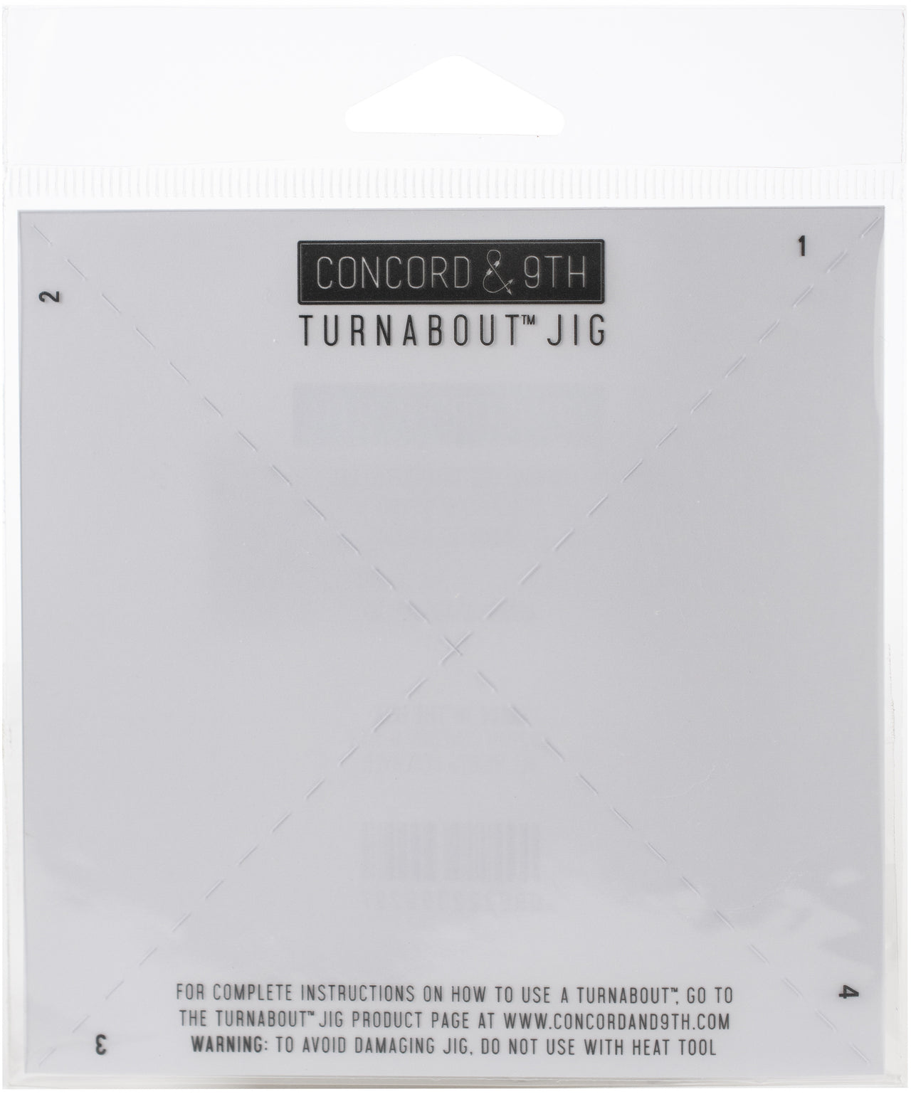 Concord & 9th Mini Turnabout Jig 4.5"X4.5" - 570694