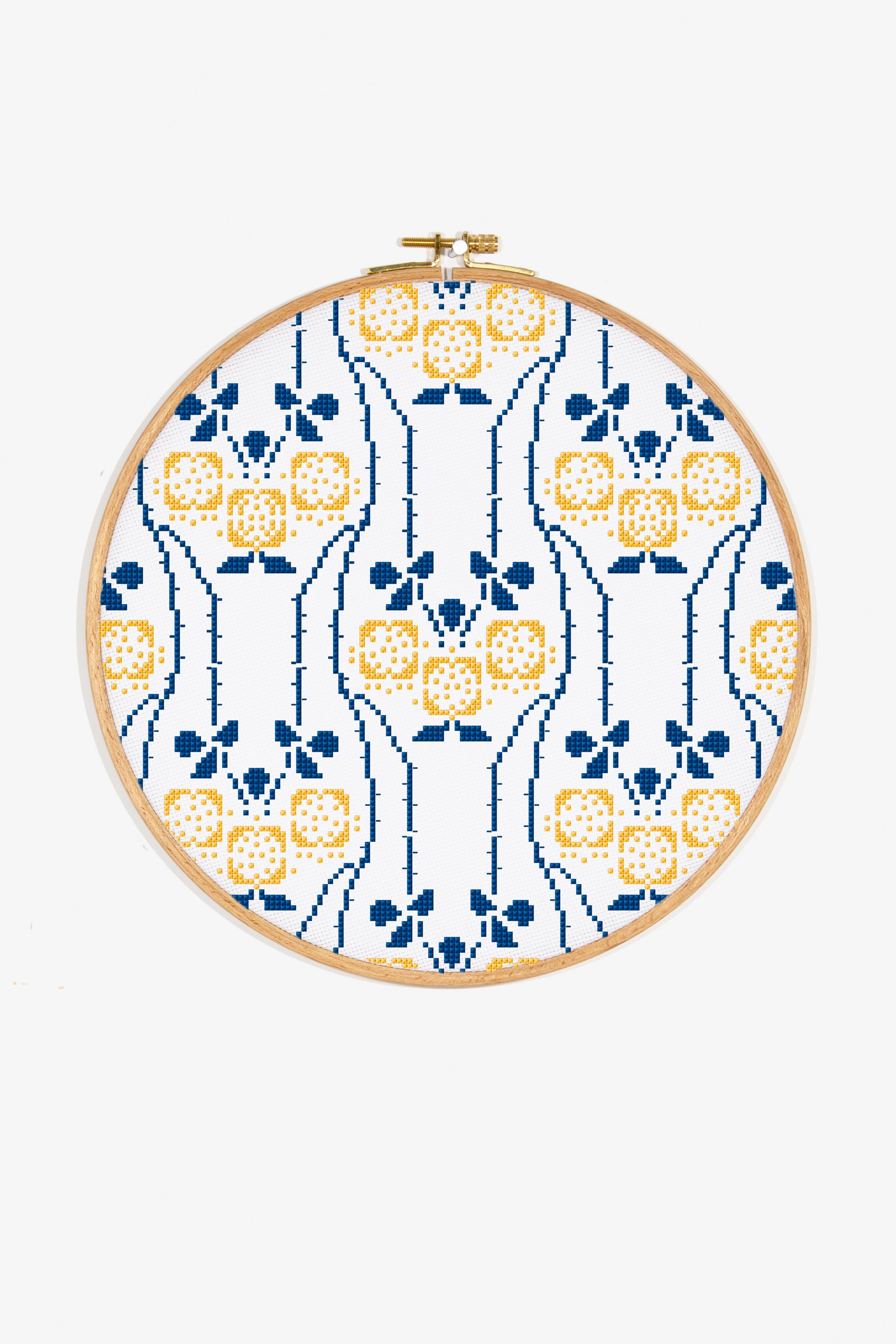 Decorative French Flowers in DMC - PAT0720 - Downloadable PDF