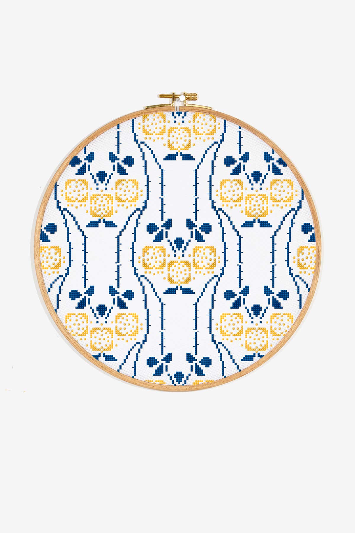 Decorative French Flowers in DMC - PAT0720 - Downloadable PDF