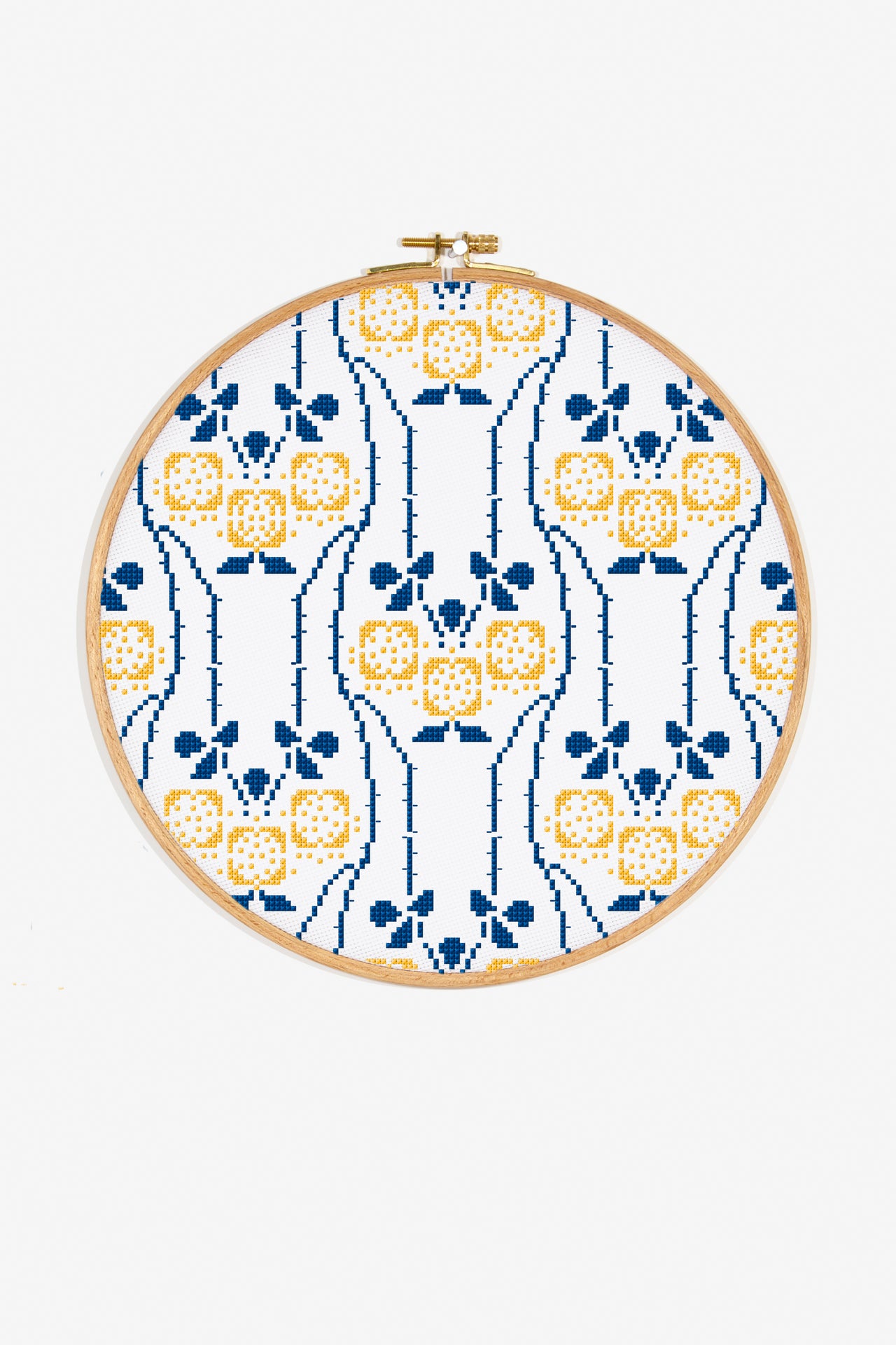 Decorative French Flowers in DMC - PAT0720 - Downloadable PDF