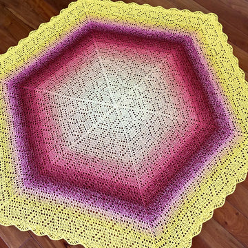 Wildflower Hexagon Blanket