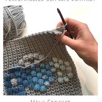 Personalised Sea Life Blanket by Melu Crochet
