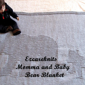 Mamma And Baby Bear Blanket