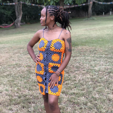 Honeywell granny square dress