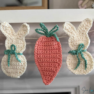 Easter Garland: Carrots & Bunnies