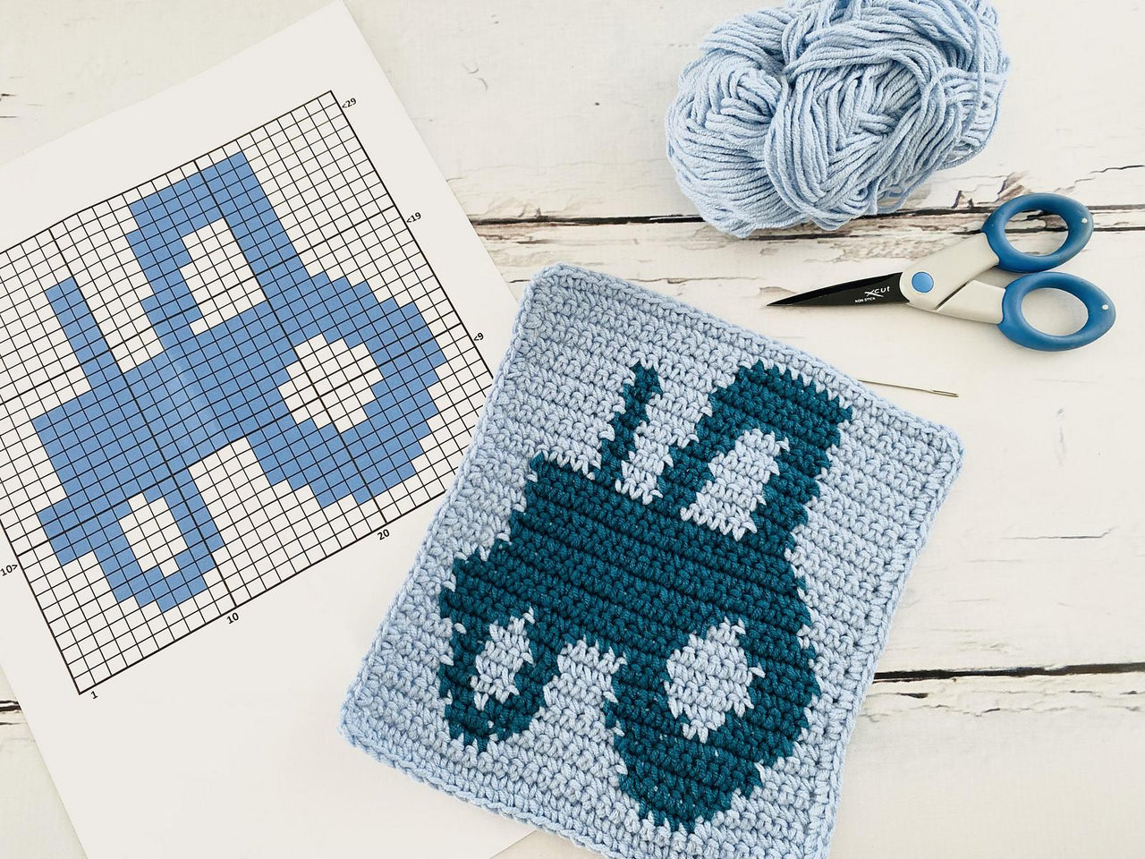 Tractor Crochet Chart