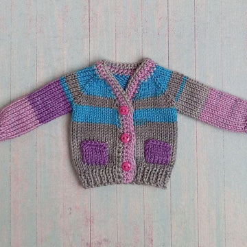 Knitted cardigan with pockets
