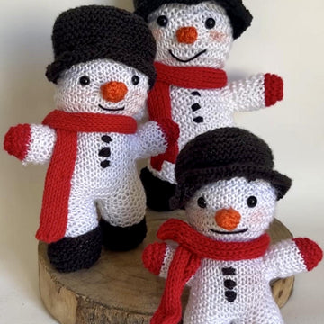 Snowman Knitting Pattern