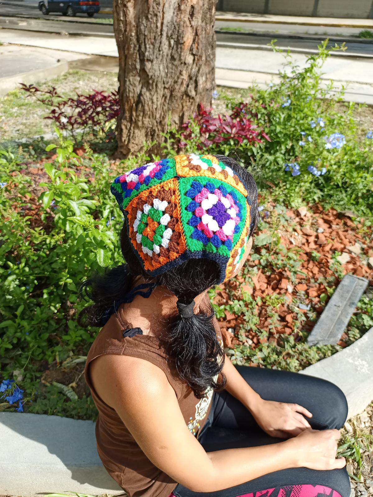 Granny Square Bandana Twins