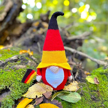 Patriotic gnome of Germany (boy)