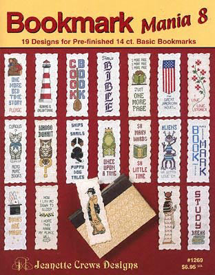 Sewandso Bookmark Mania 8 Chart Booklet - Leaflet