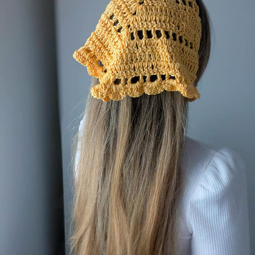 Crochet Delicate Dream Bandana Pattern