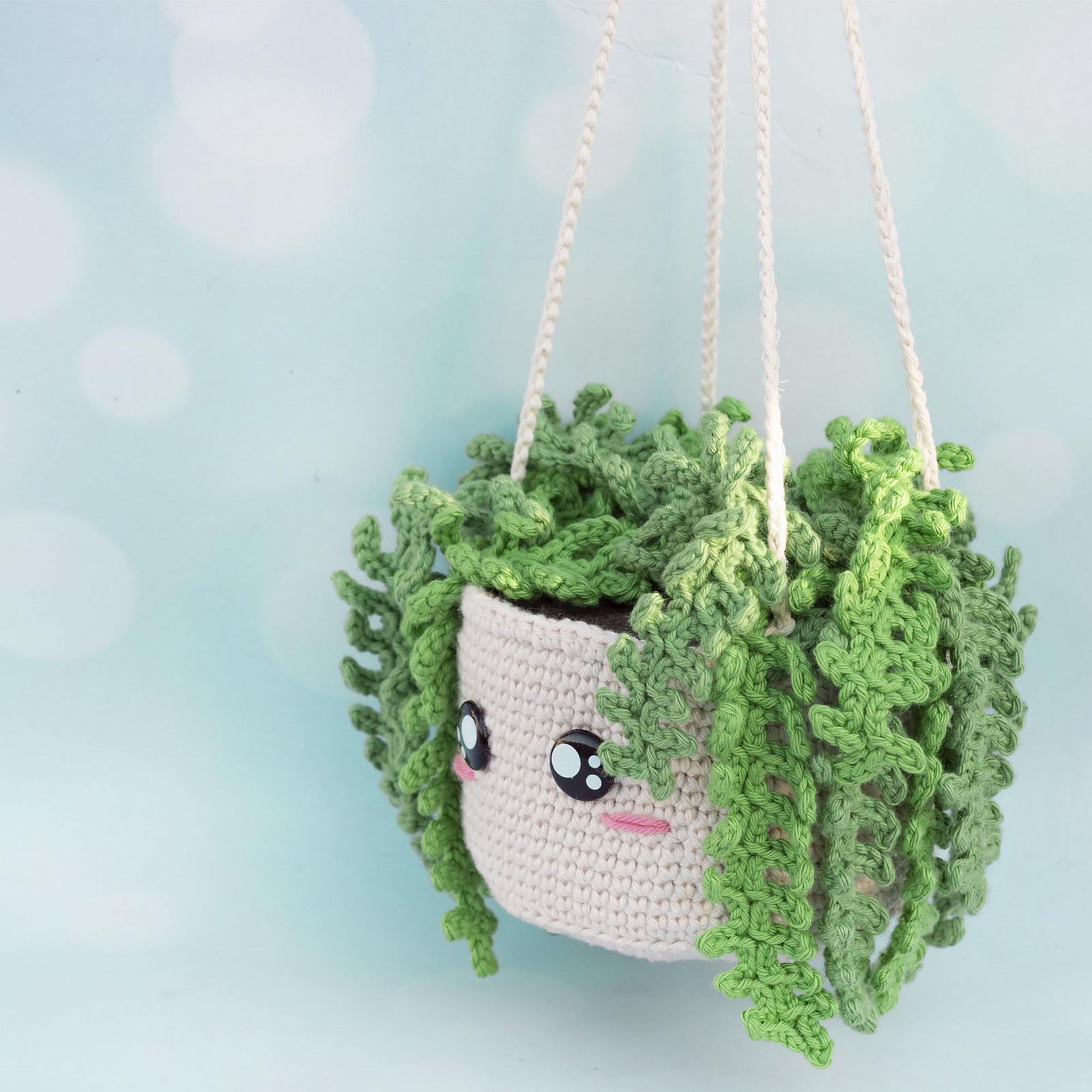 Fern hanging pot kawaii style