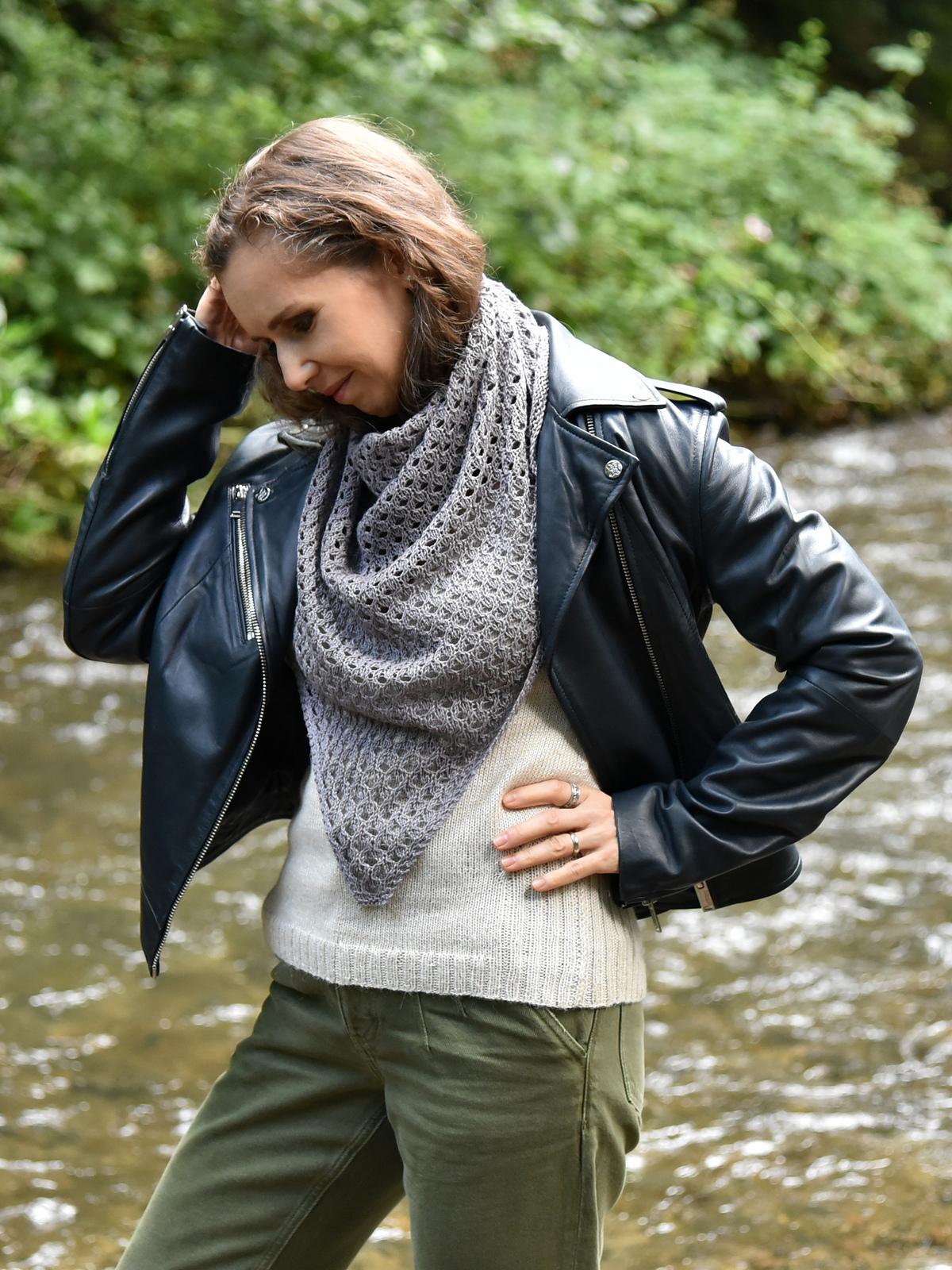 Flaxynet shawl