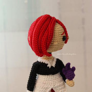 Iori Yagami Amigurumi Pattern – Digital Crochet PDF – Fanart Inspired