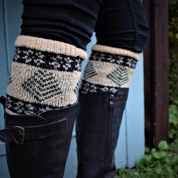 Snowing in the Forest Boot Cuffs