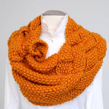 Strickanleitung - Keyhole Schal – Grobstrick Schal – No.127