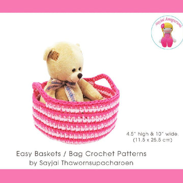 Easy Baskets or Bag Crochet Patterns