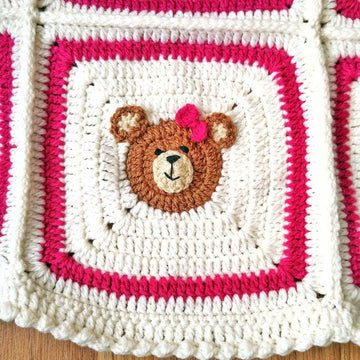 Teddy Bear Tiles Blanket