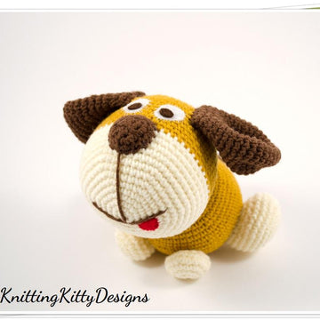 Amigurumi Brown Puppy Dog