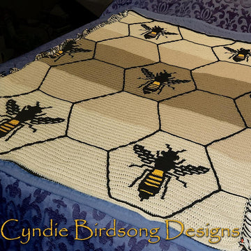 Honeycomb Bee Hive Blanket