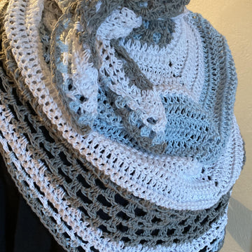 Beautiful Day Triangular Shawl Crochet Pattern