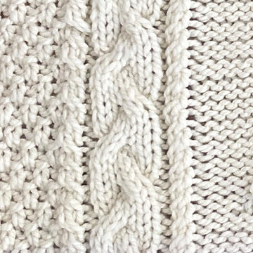 Diamond Heights Cable Blanket