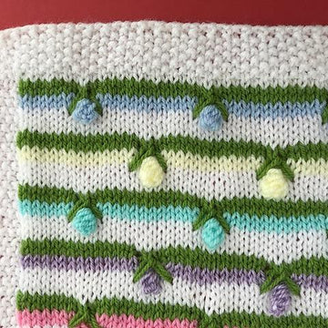 Flower Garden baby blanket