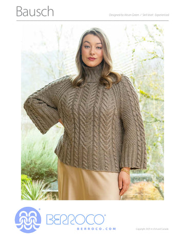 Bausch Jumper in Berroco Mirelle - Downloadable PDF