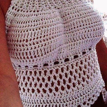 466, crochet SUMMER HALTER TOP, make it any size