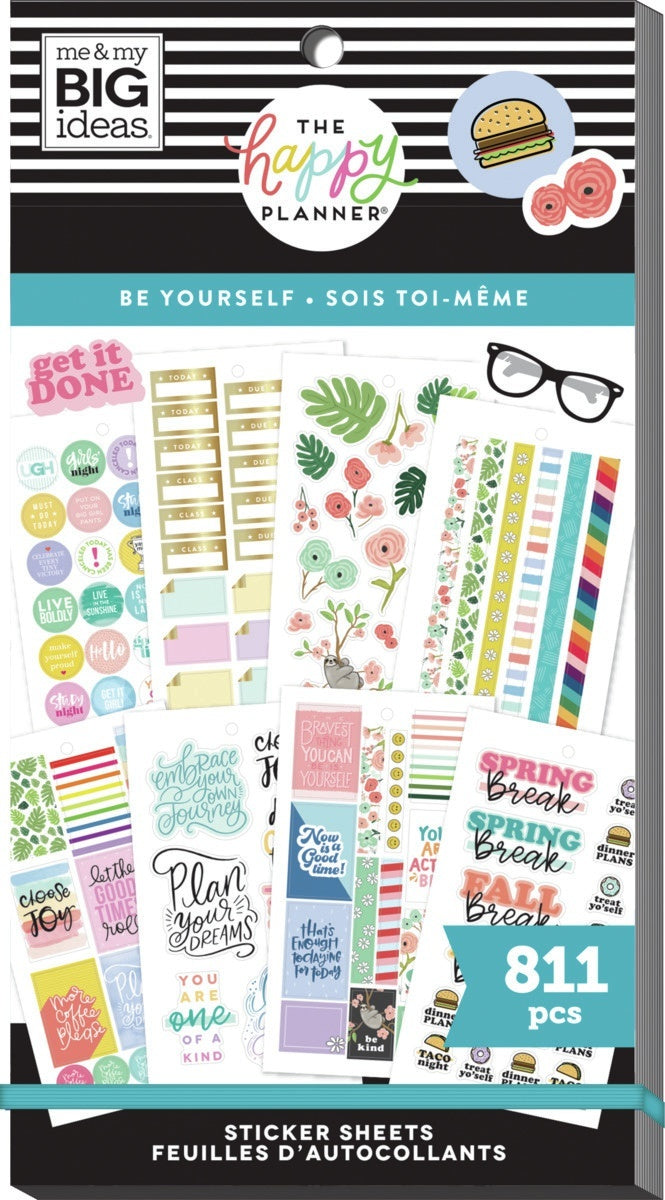 The Happy Planner Sticker Value Pack - Be Yourself, 811/Pkg